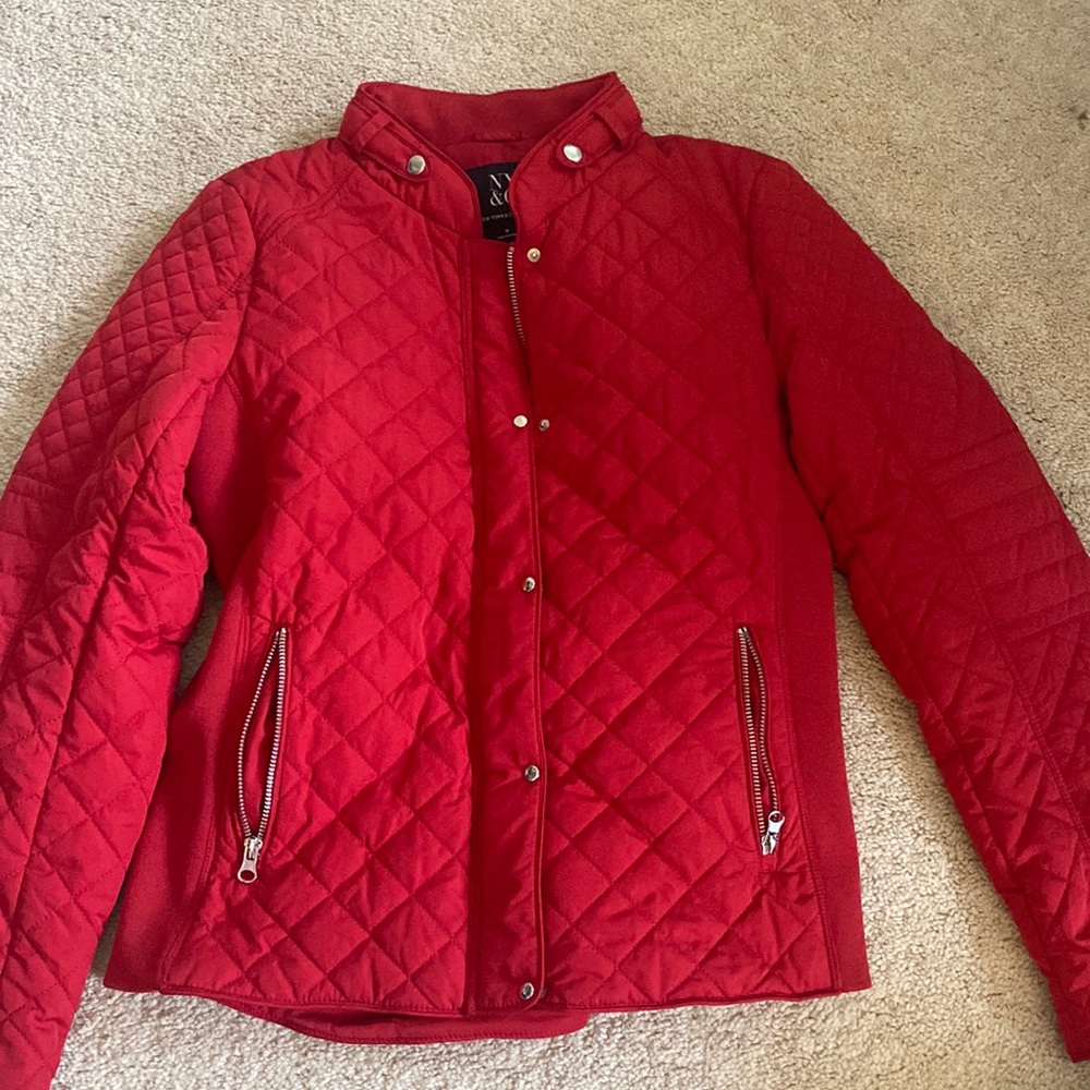 New York & Company Red Jacket. Size medium.